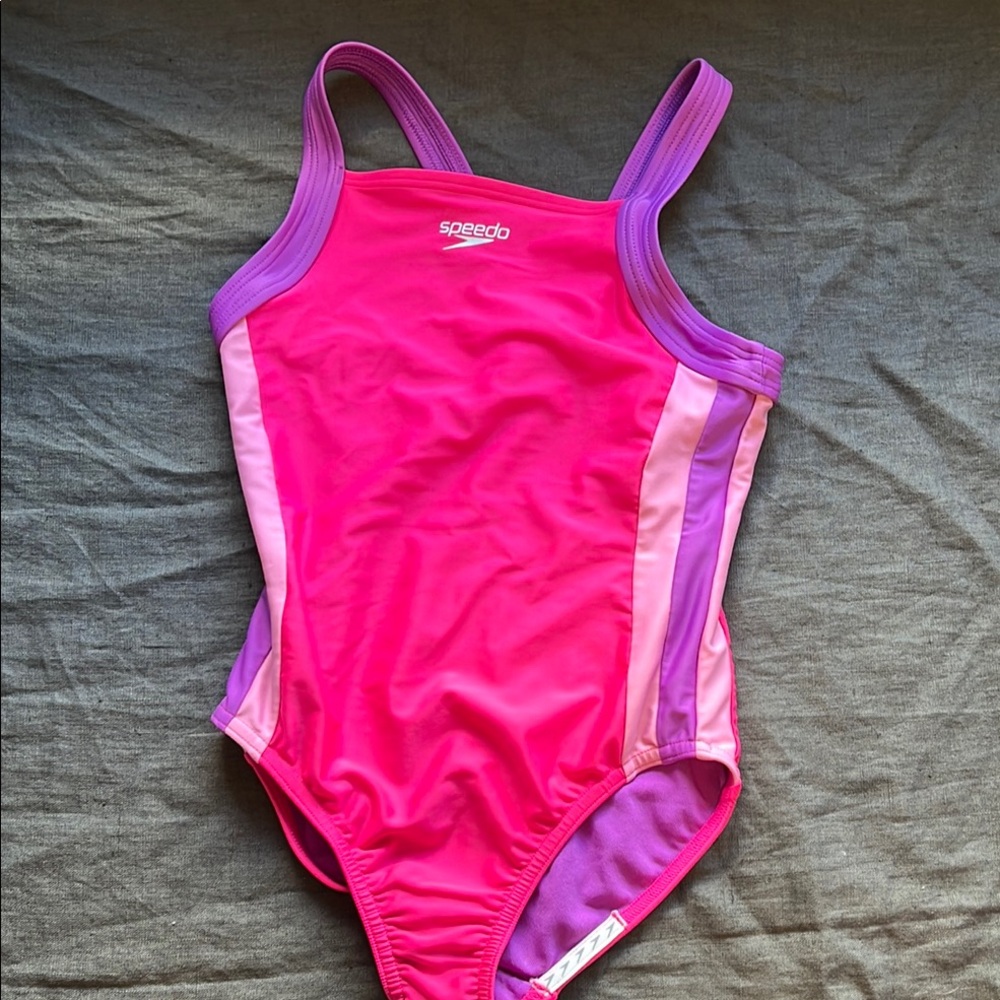 Speedo Kids Swimwear - Pink and Purple Swimsuit